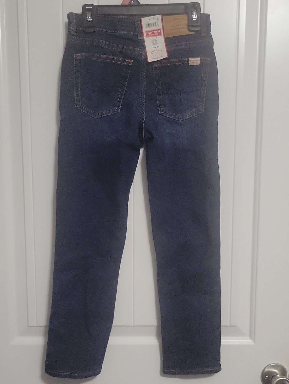 Levi's Dark Blue Denim Straight Jeans